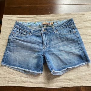 Paige Jimmy Jimmy Denim Shorts 27